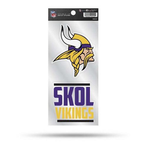 Rico Industries Minnesota Vikings Double Up Decals - Primary Image