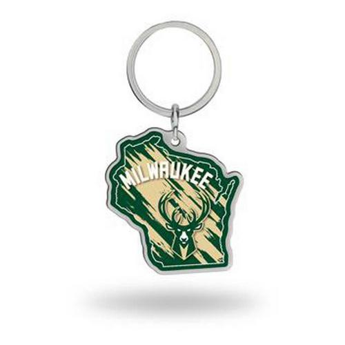 Rico Industries Milwaukee Bucks Home State Keychain - Primary Image