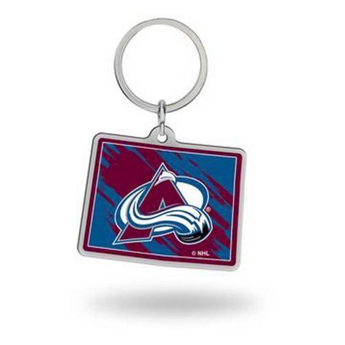 Rico Industries Colorado Avalanche Home State Keychain - Primary Image