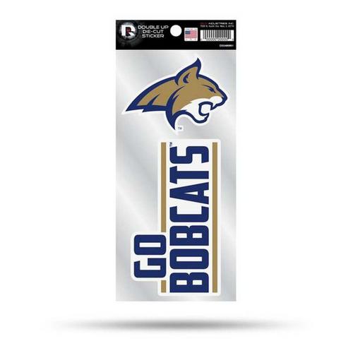 Rico Industries Montana State Bobcats Double Up Decals - Primary Image
