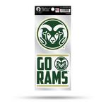 Rico Industries Colorado State Rams Double Up Decals - Thumbnail 1 of 2