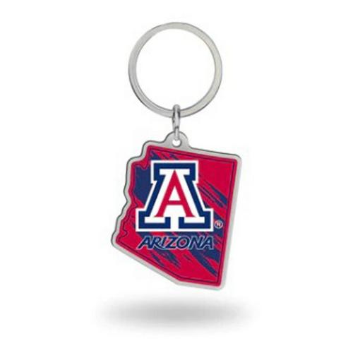 Rico Industries Arizona Wildcats State Shape Keychain - Primary Image