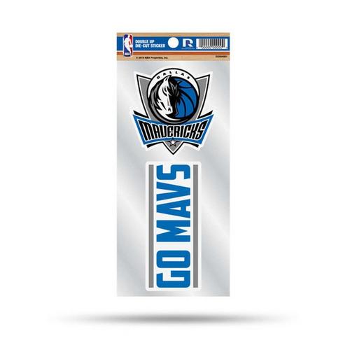 Rico Industries Dallas Mavericks Double Up Decals - Primary Image