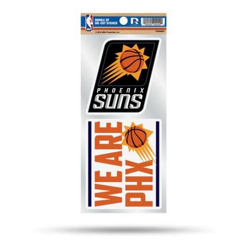 Rico Industries Phoenix Suns Double Up Die Cut Sticker - Primary Image