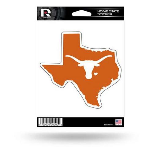 Rico Industries Texas Longhorns Home State Sticker - Primary Image