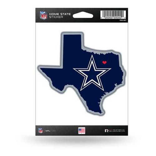 Rico Industries Dallas Cowboys Home State Decal - Primary Image