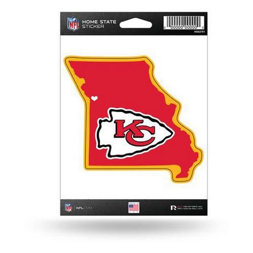 Rico Industries Kansas City Chiefs Home State Decal - Primary Image