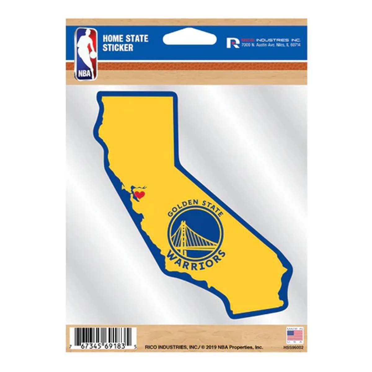 Rico Industries Golden State Warriors Cling Decal