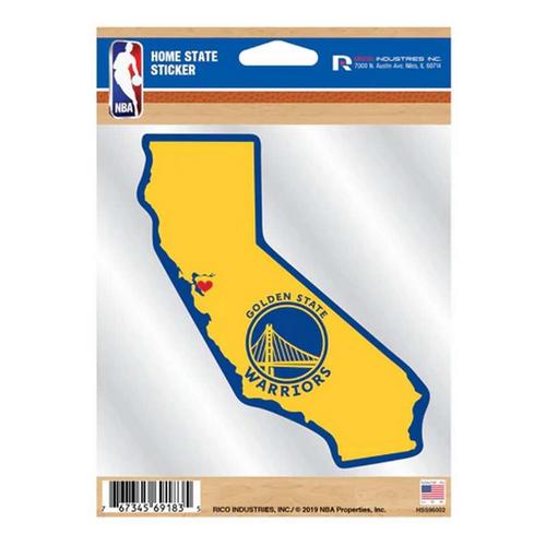 Rico Industries Golden State Warriors Cling Decal - Primary Image