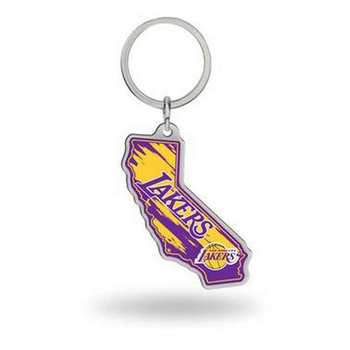 Rico Industries Los Angeles Lakers Home State Keychain - Primary Image