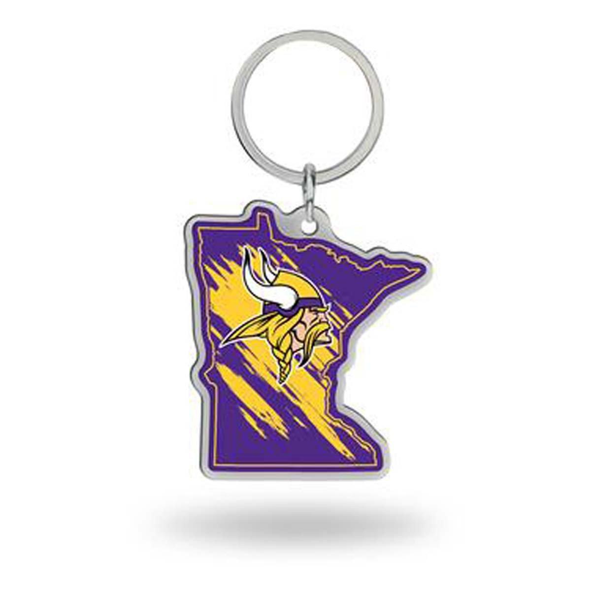 Rico Industries Minnesota Vikings Home State Keychain