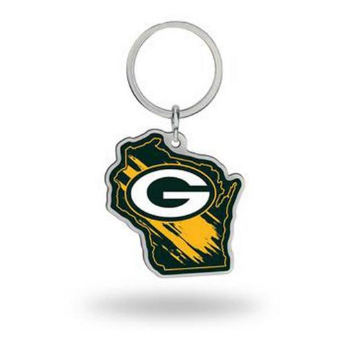 Rico Industries Green Bay Packers Home State Keychain - Primary Image