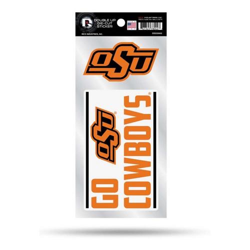 Rico Industries Oklahoma State Cowboys Double Up Decal - Primary Image