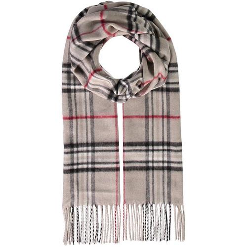 FRAAS Cashmink Original Plaid Fringe Scarf - Primary Image
