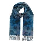 Women's FRAAS Cashmink Muted Floral Fringe Scarf - Thumbnail 1 of 2
