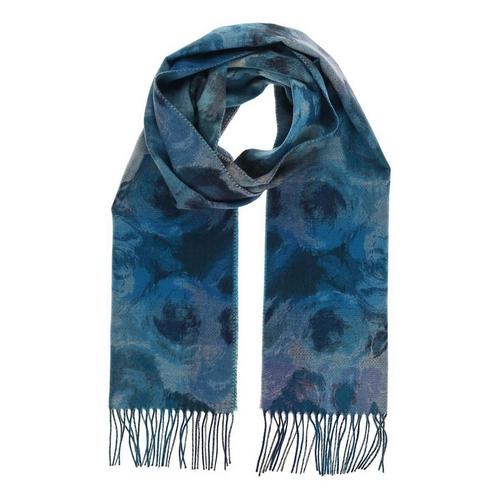 Women's FRAAS Cashmink Muted Floral Fringe Scarf - Primary Image