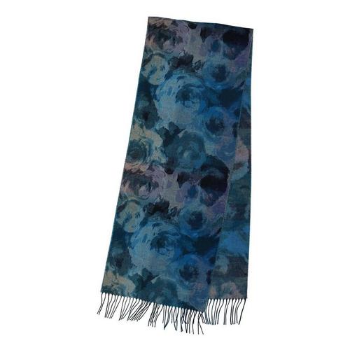 Women's FRAAS Cashmink Muted Floral Fringe Scarf - Primary Image