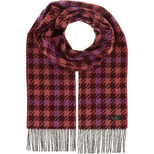Women's FRAAS Cashmink Houndstooth Fringe Scarf - Primary Image