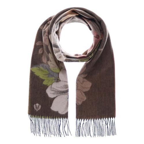 Women's FRAAS Cashmink Botanical Floral Fringe Scarf - Primary Image