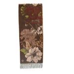 Women's FRAAS Cashmink Botanical Floral Fringe Scarf - Thumbnail 2 of 2