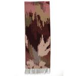 Women's FRAAS Abstract Botanical Cashmink Fringe Scarf - Thumbnail 2 of 2