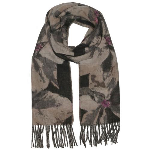 Women's FRAAS Poinsetta Cashmink Fringe Scarf - Primary Image