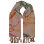 Women's FRAAS Ribbons & Bows Cashmink Fringe Scarf - Thumbnail 1 of 2