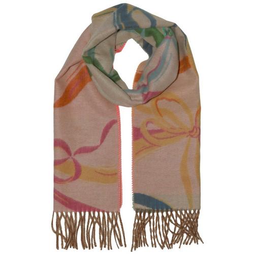 Women's FRAAS Ribbons & Bows Cashmink Fringe Scarf - Primary Image