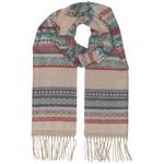 Women's FRAAS Fair Isle Cashmink Fringe Scarf - Thumbnail 1 of 2