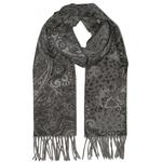 Women's FRAAS Mixed Paisley Cashmink Fringe Scarf - Thumbnail 1 of 2