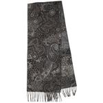 Women's FRAAS Mixed Paisley Cashmink Fringe Scarf - Thumbnail 2 of 2