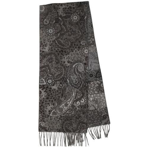 Women's FRAAS Mixed Paisley Cashmink Fringe Scarf - Primary Image