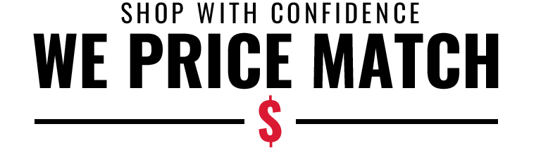 Shop With Confidence: We Price Match