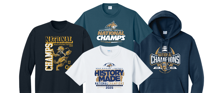 Shop NCAA montana state championship gear