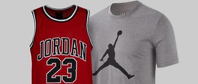 Product imagery of Jordan brand clothing