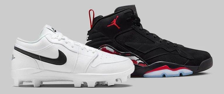 Product imagery of Jordan brand shoes