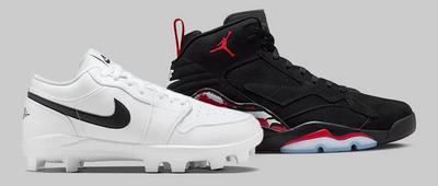 Product imagery of Jordan brand shoes