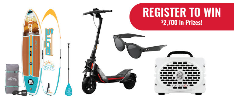 Register to win $2,700 in prizes