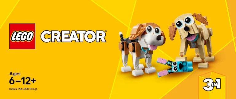 Lego creator toy animal imagery