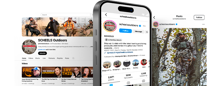 Image of @ScheelsOutdoors Social Media Pages
