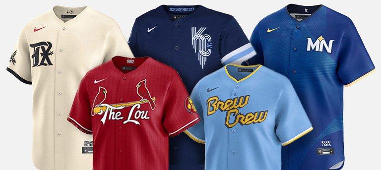 Collage of City Connect MLB Jerseys