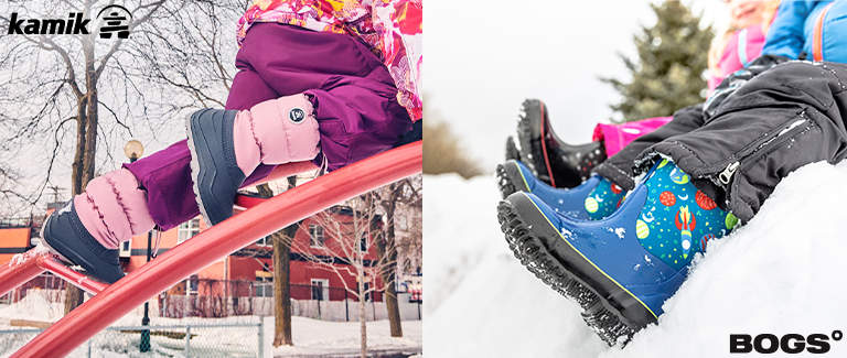 Kamik and bogs kids boots