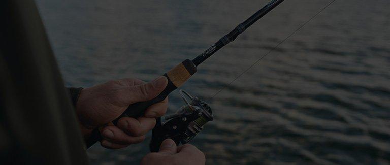 Lifestyle image of person fishing