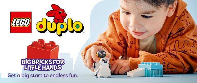 Lego Duplo. Big Bricks for Little Hands. Get a big start to endless fun.