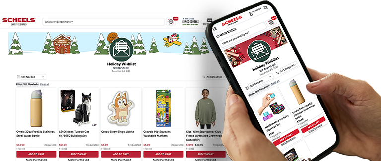 Create your holiday wishlist