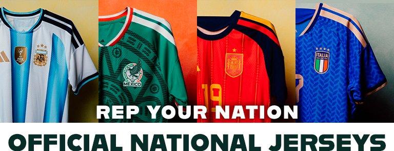 Rep Your Nation. Official National Jerseys