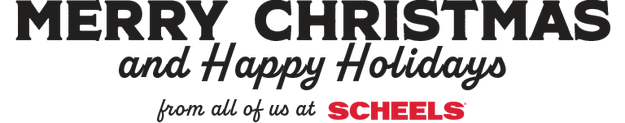 Merry Christmas and Happy holidays from all of us at scheels
