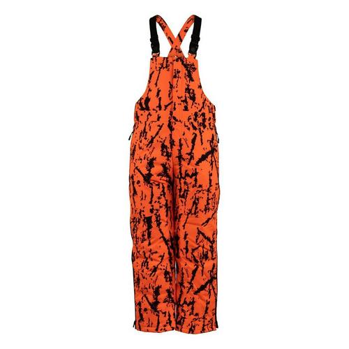Men's Gamehide Deer Hunter Insulated Blaze Orange Bibs - Primary Image