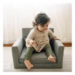 Wonder & Wise Happy Day (B&W) Square Chair - Thumbnail 5 of 5