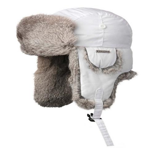 Crown Cap Arctic-Coated Aviator with Rabbit trim Bomber - Primary Image